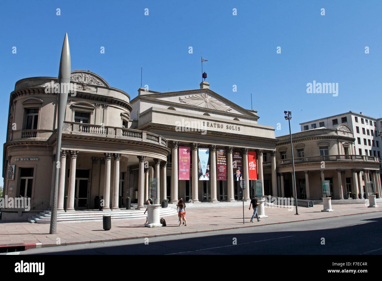 Teatro Solis, Montevideo, Uruguay Foto Stock