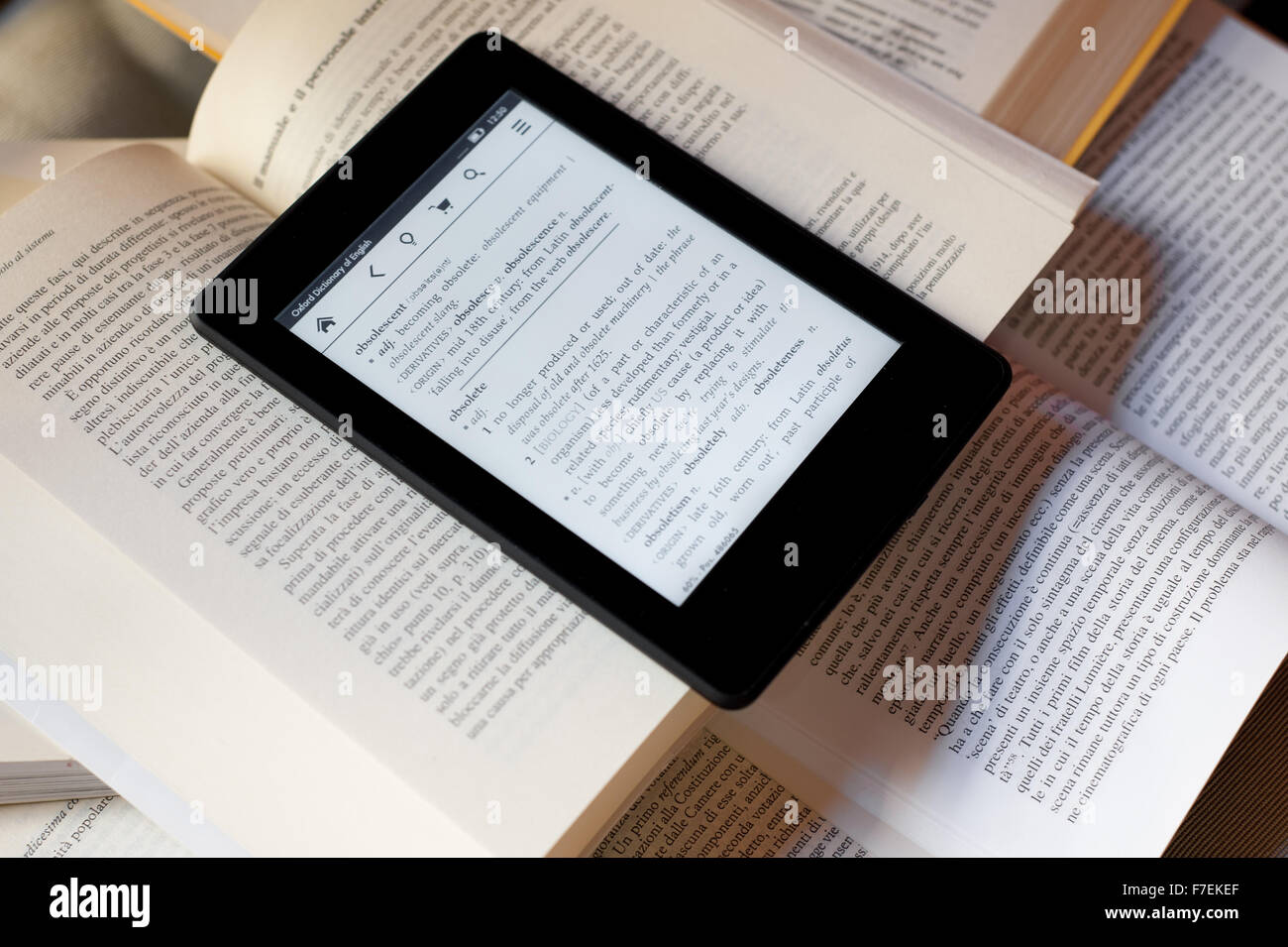 Lettore di ebook Immagini e Fotos Stock - Alamy