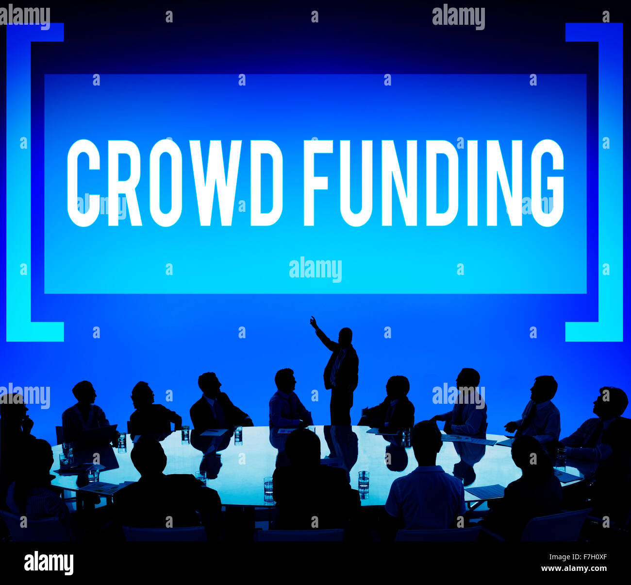 Folla CONTRIBUTO Finanziamento donare Fundriser Concept Foto Stock