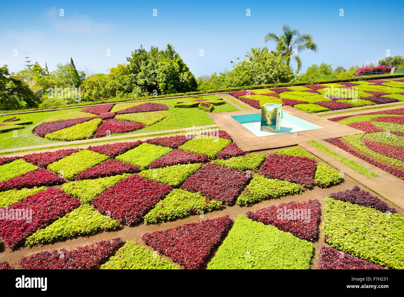 Il Madeira Giardino Botanico - Funchal, Madeira, Portogallo Foto Stock