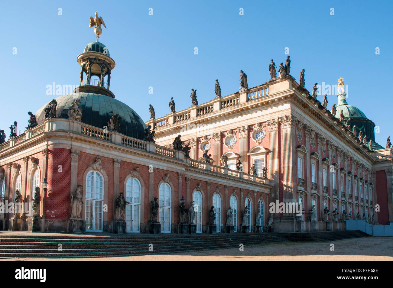 Neues Palais presso il Parco Sanssouci, Potsdam, Germania Foto Stock