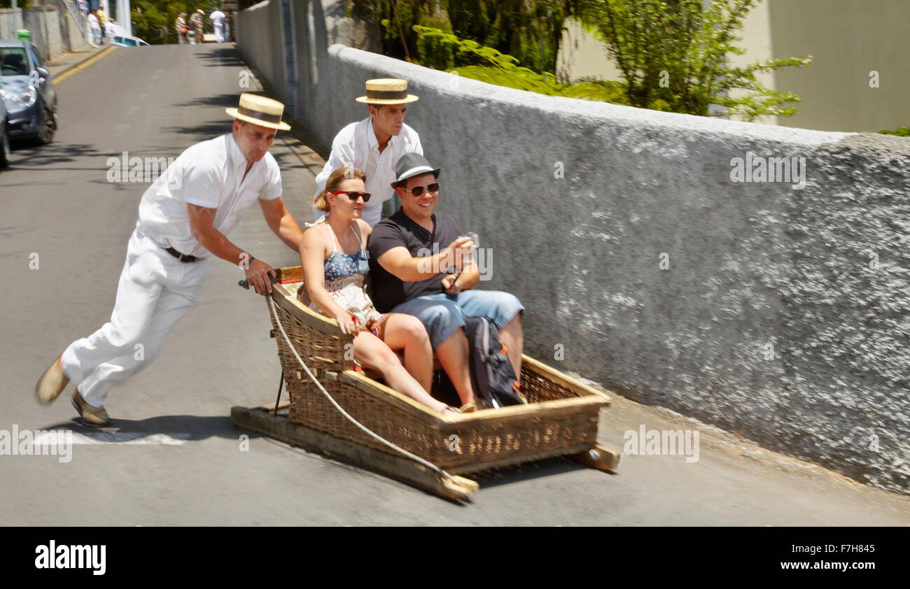 Toboggan Ride Madeira Immagini e Fotos Stock Alamy