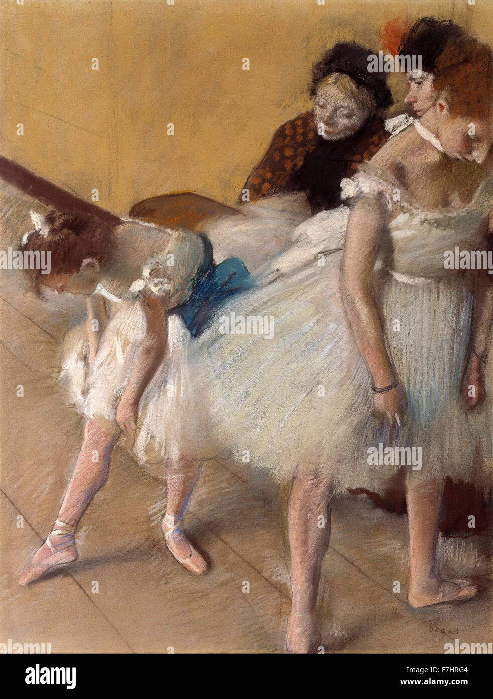 Edgar Degas - Esame di danza Foto Stock