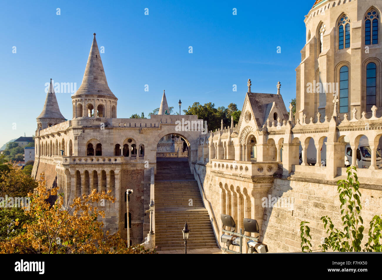 Il Bastione Dei Pescatori Nel Castello Di Buda Budapest Ungheria Foto Stock Alamy