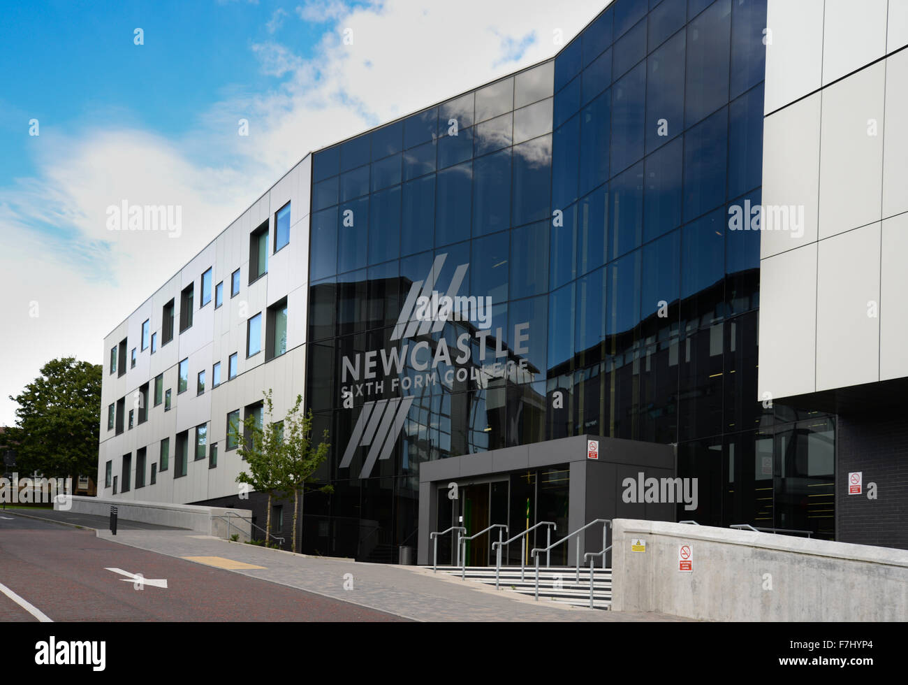 Newcastle Sixth Form College Foto Stock