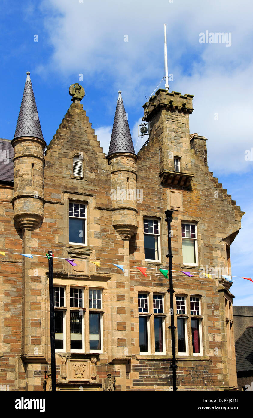 Kirkwall Town Hall esterno Broad Street Isole Orcadi Scozia UK Foto Stock