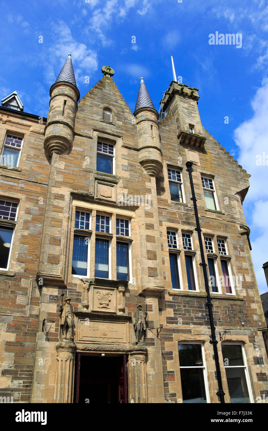 Kirkwall Town Hall esterno Broad Street Isole Orcadi Scozia UK Foto Stock