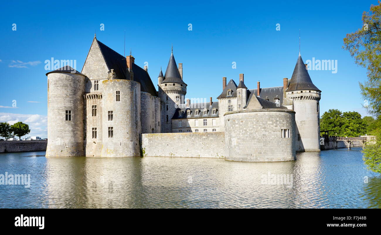 Il Castello di Sully, Valle della Loira, Francia Foto Stock