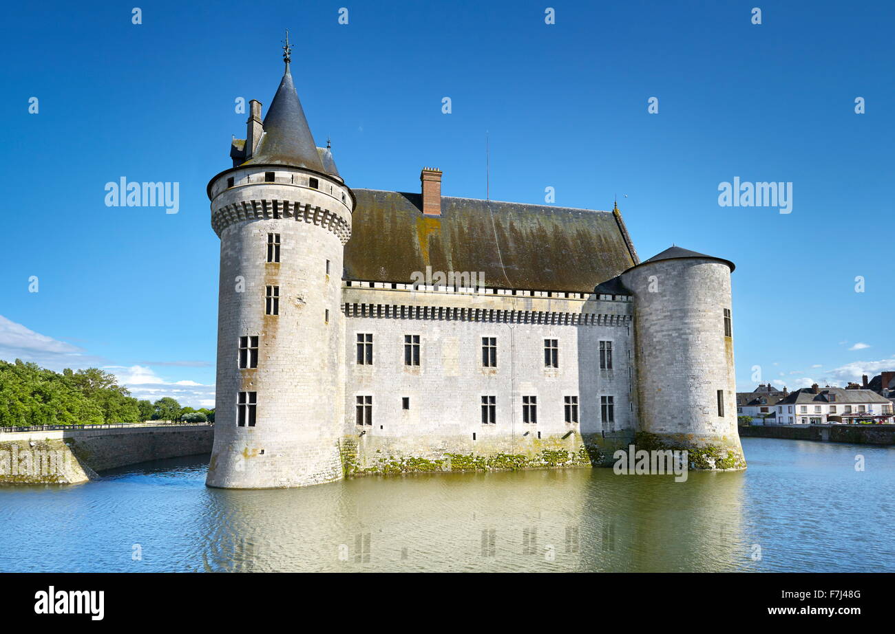 Il Castello di Sully, Valle della Loira, Francia Foto Stock
