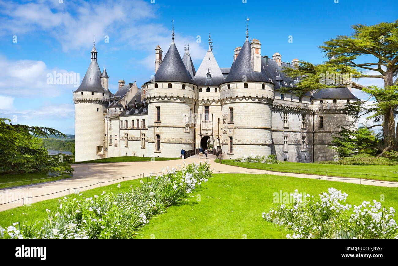 Il Castello di Chaumont, Chaumont sur Loire, Valle della Loira, Francia Foto Stock