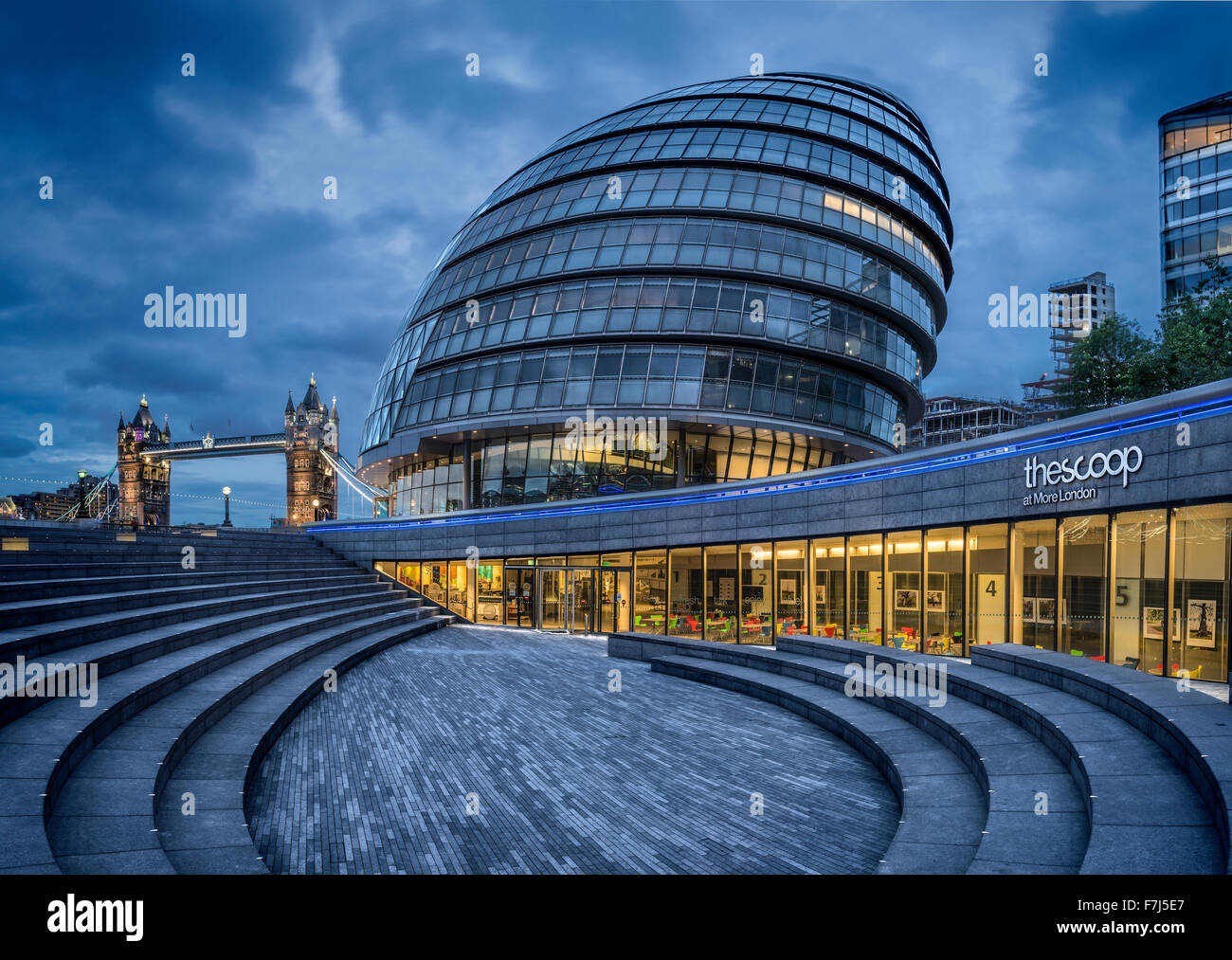 City Hall, Londra, Inghilterra, Regno Unito Foto Stock