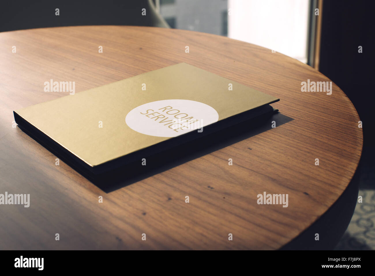 Il menu del servizio in camera Foto Stock