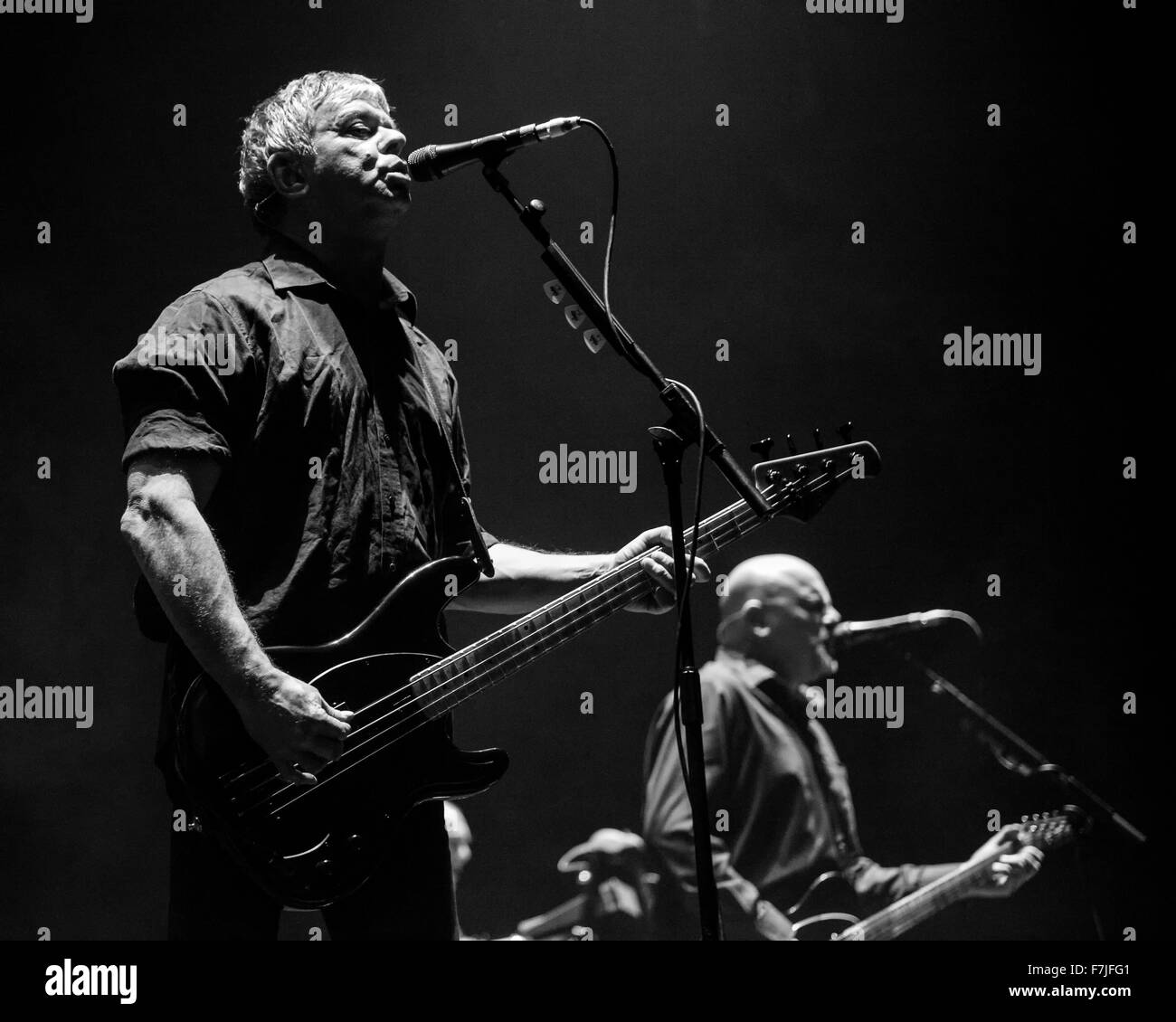 Dublino , Irlanda,Nov 29th,The Stranglers live al 3 Arena,Dublino il Nov 29 2015 a Dublino, Irlanda Foto Stock