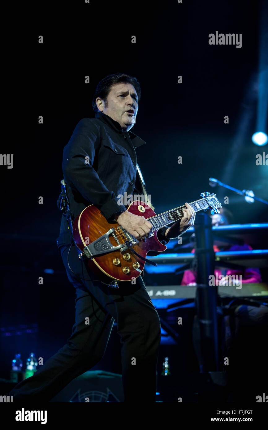 Dublino , Irlanda,Simple Minds live al 3 Arena,Dublino il Nov 29 2015 a Dublino, Irlanda Foto Stock