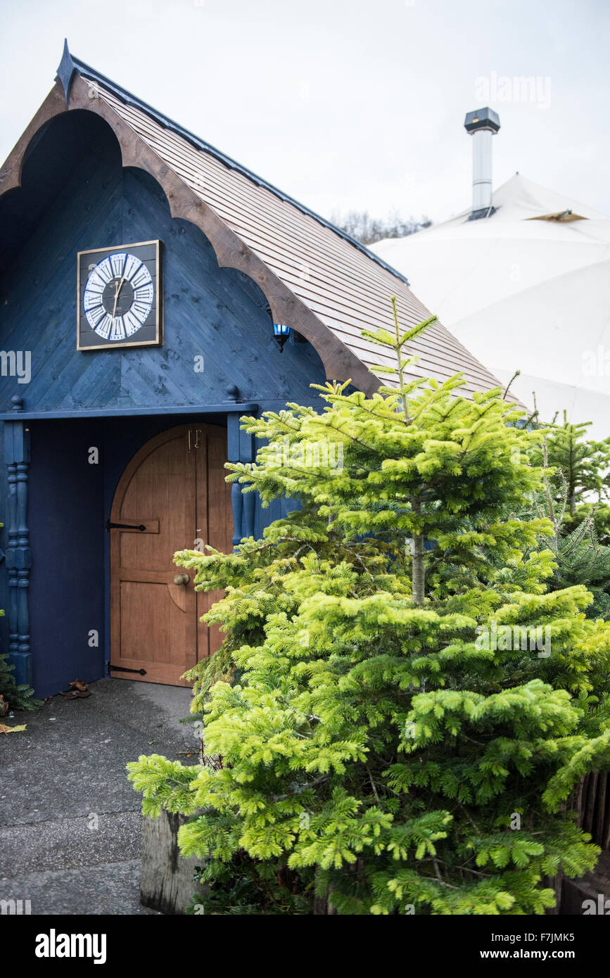 Una fotografia del Babbo Natale grotta di Eden. Foto Stock