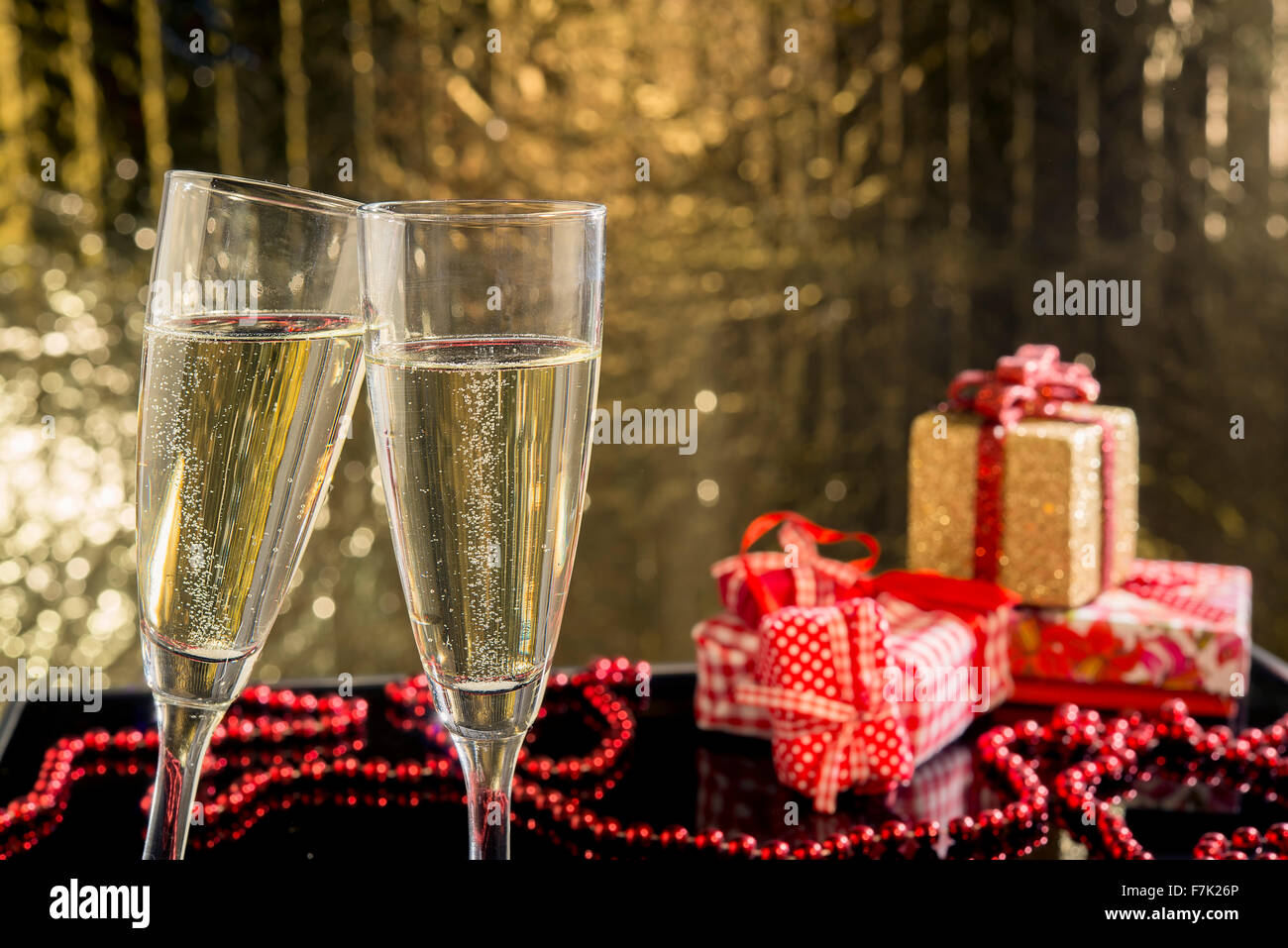 Murano - 6 x bicchieri da champagne in cristallo Murano