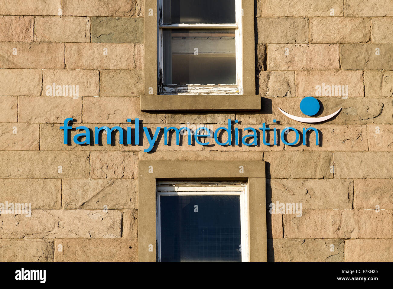 Le relazioni in Scozia la mediazione familiare Tayside fu fondata nel 1986 che è situato lungo 21 Dock Street a Dundee, Regno Unito Foto Stock