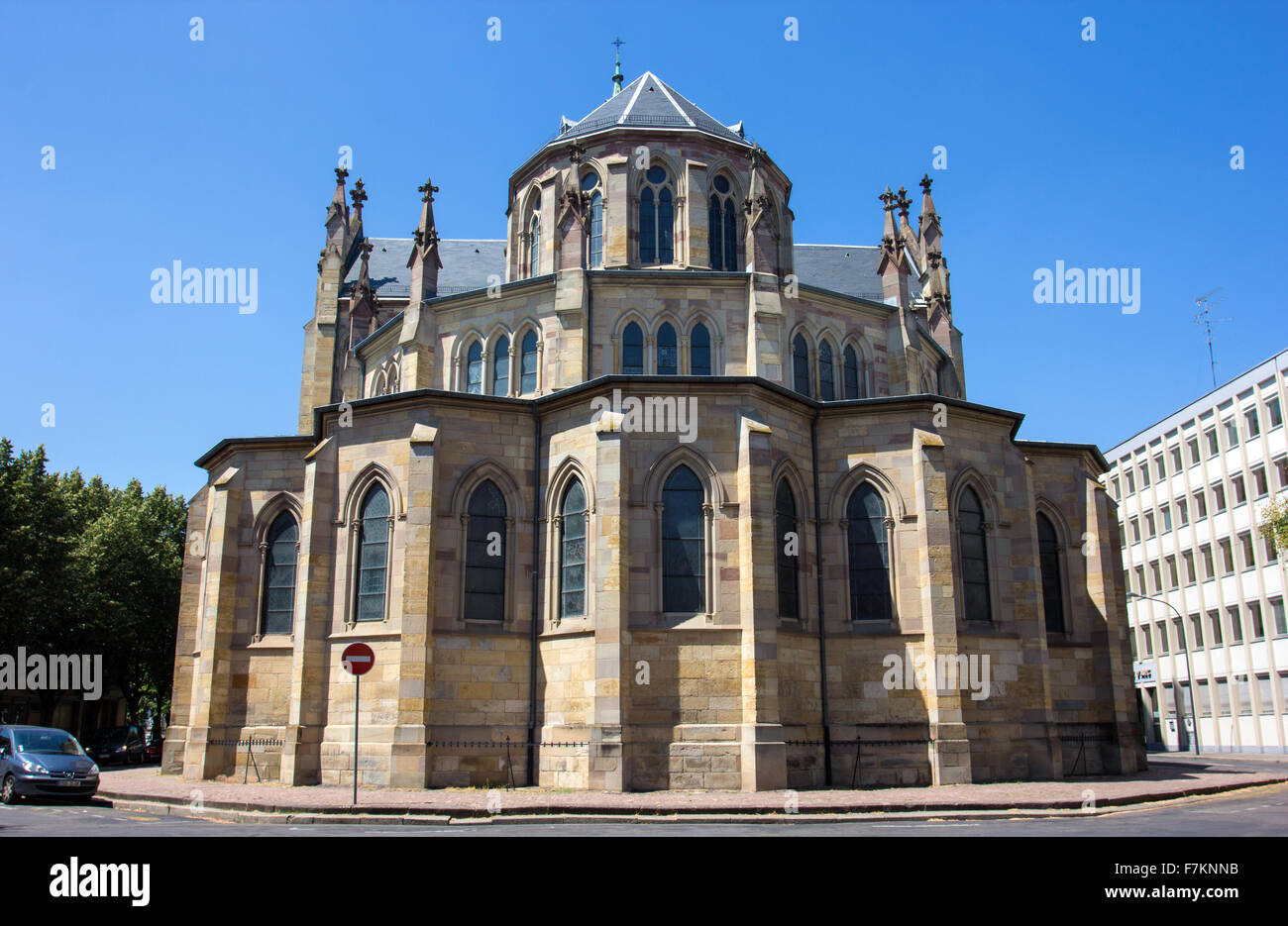 Chiesa di Mulhouse Foto Stock