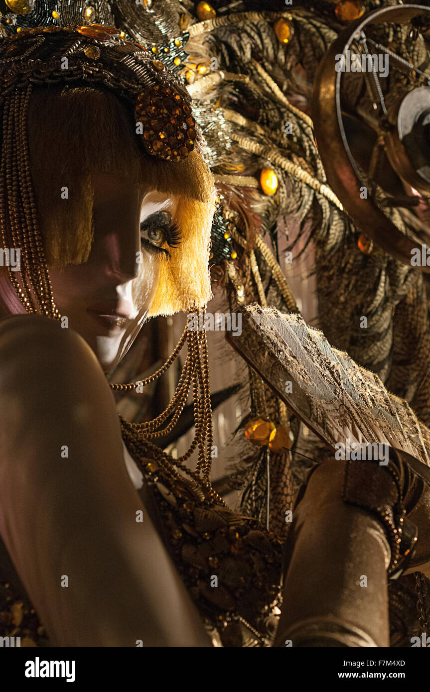 Parte del 2011 Bergdorf Goodman display di Natale. Foto Stock