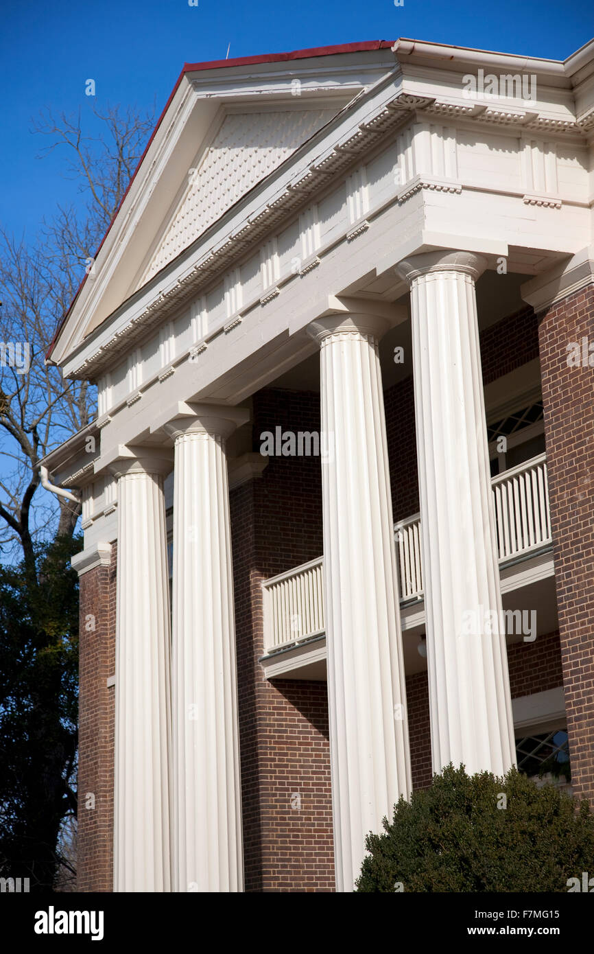 Tulip Grove Revival Greco home di Andrew Jackson Donelson, Presidente Andrew Jackson il segretario, Eremo, Presidente Andrew Jackson Mansion e Home, Nashville, Davidson County, Tennessee, Stati Uniti d'America Foto Stock