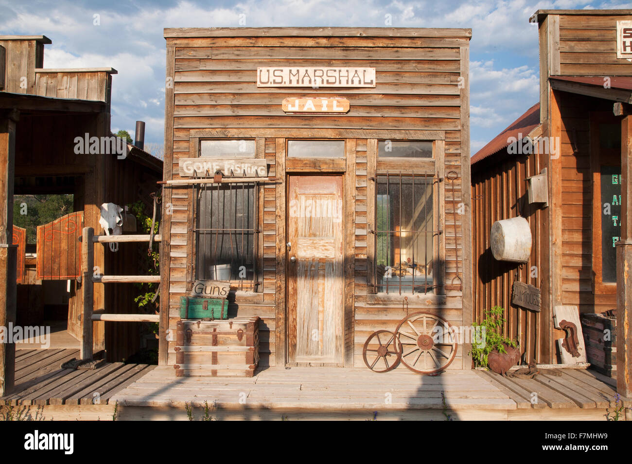 Stati Uniti occidentali carcere e Marshall's Office, Ridgway, Colorado Foto Stock