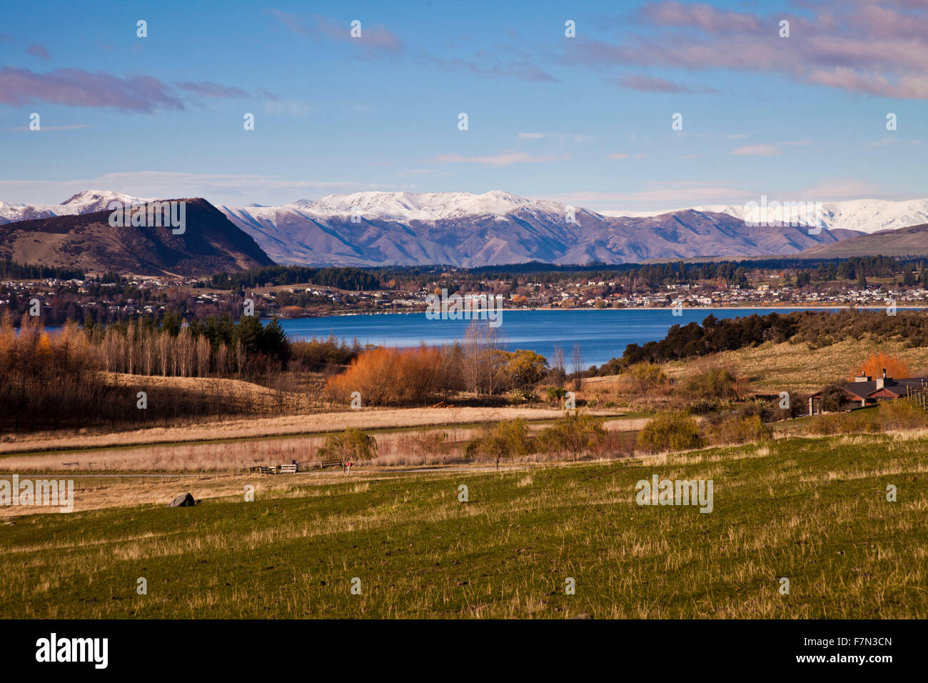 Wanaka paesaggio paesaggio, Isola del Sud, Nuova Zelanda Foto Stock