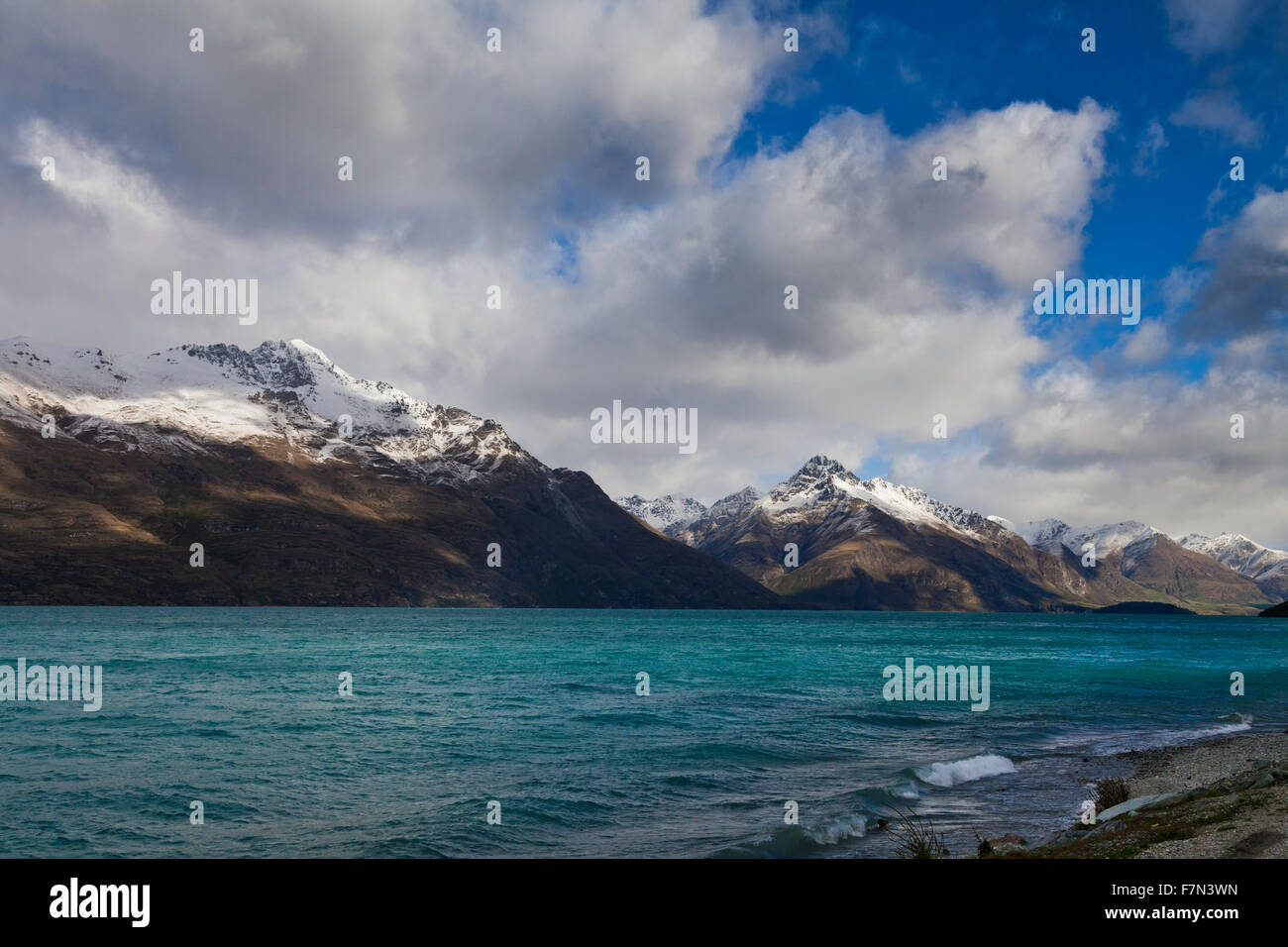 Isola del Sud lo scenario paesaggistico di Central Otago, Nuova Zelanda Foto Stock