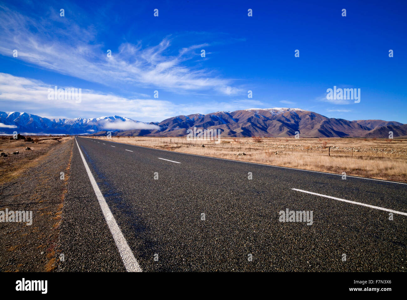 Isola del Sud viaggio foto. Central Otago e Canterbury, Nuova Zelanda Foto Stock