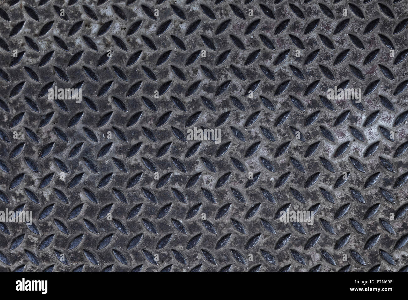 Grunge ruvide testurizzate acciaio vecchio disegno battistrada sullo sfondo Foto Stock