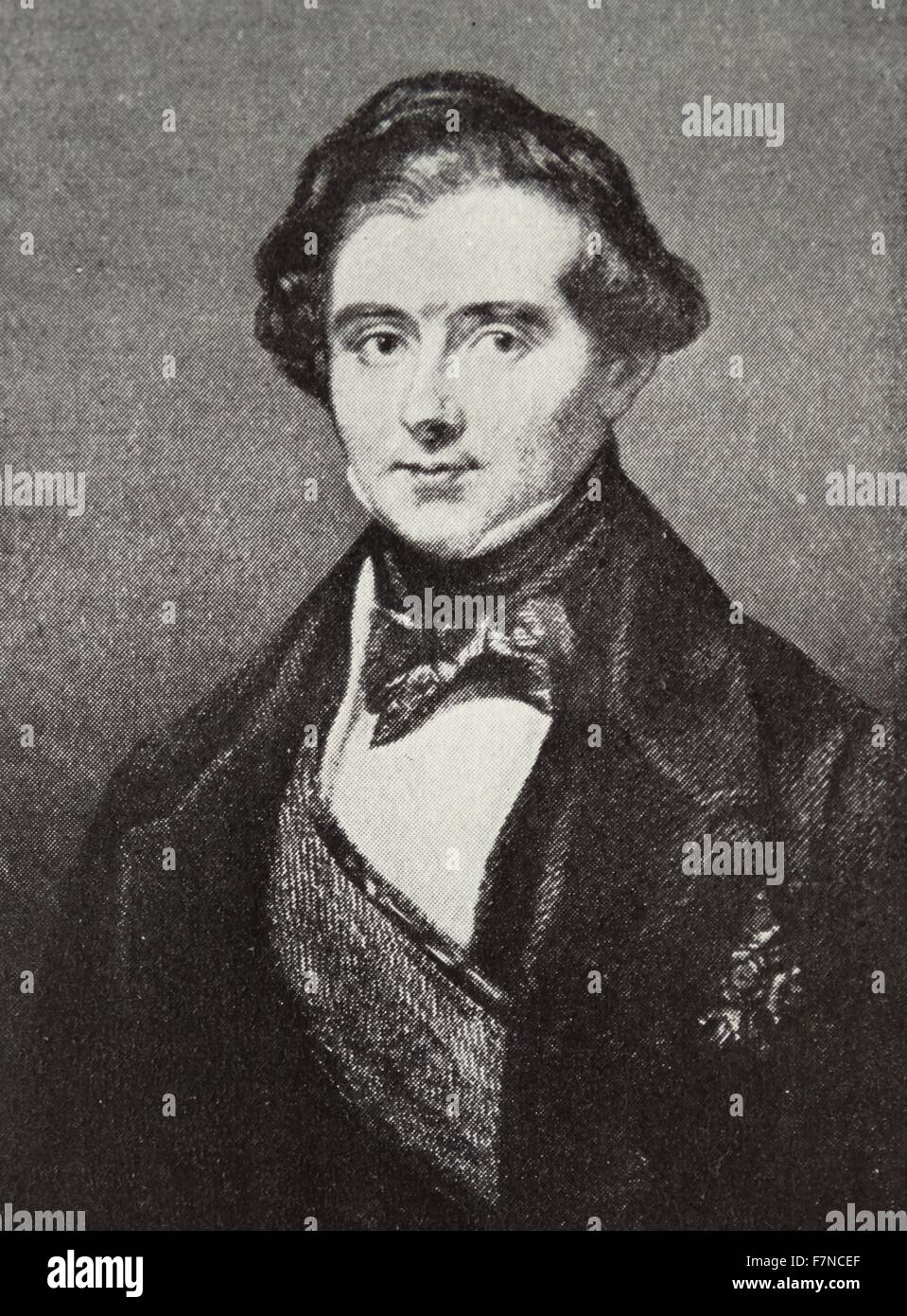 Sylvain Van de Weyer (1803-1874) è stato inviato a Londra per la Conferenza dei poteri per consolidare la nuova costituzione belga e ha firmato il Trattato di Londra a nome del Belgio Foto Stock