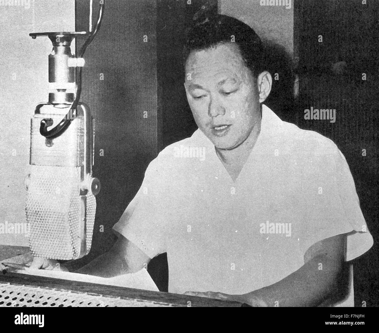 Lee Kuan Yew, 1923 - 2015, primo ministro di Singapore, governare per più di tre decenni da 1959 a 1990, comprese attraverso Singapore l'indipendenza dalla Malaysia nel 1965 Foto Stock