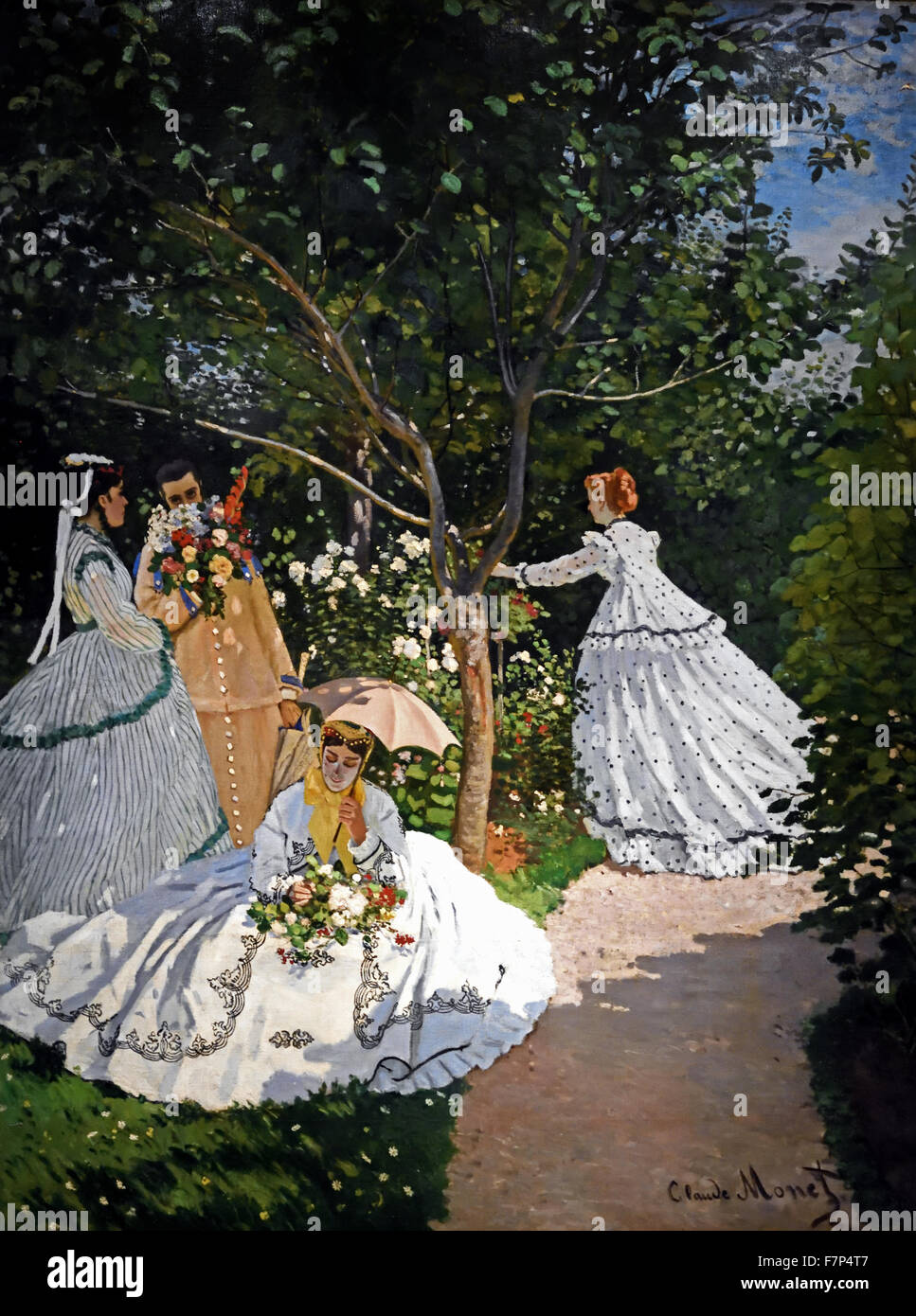 Femmes au jardin - Donne in giardino - 1866 Claude Monet 1840 - 1926 il francese in Francia Foto Stock