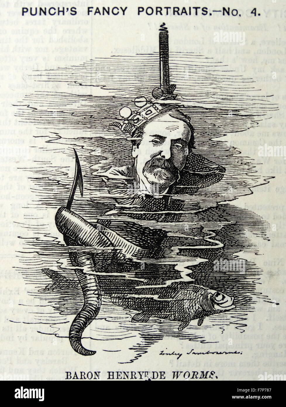 Henry de Worm , Baron Pirbright (1840-1903). Foto Stock
