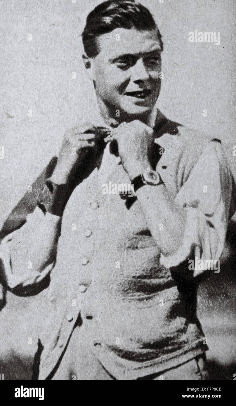 I primi orologi da polso sono stati indossati verso la fine della Prima Guerra Mondiale e sono stati ha reso popolare da figure pubbliche;in particolare il Duca di Windsor Foto Stock