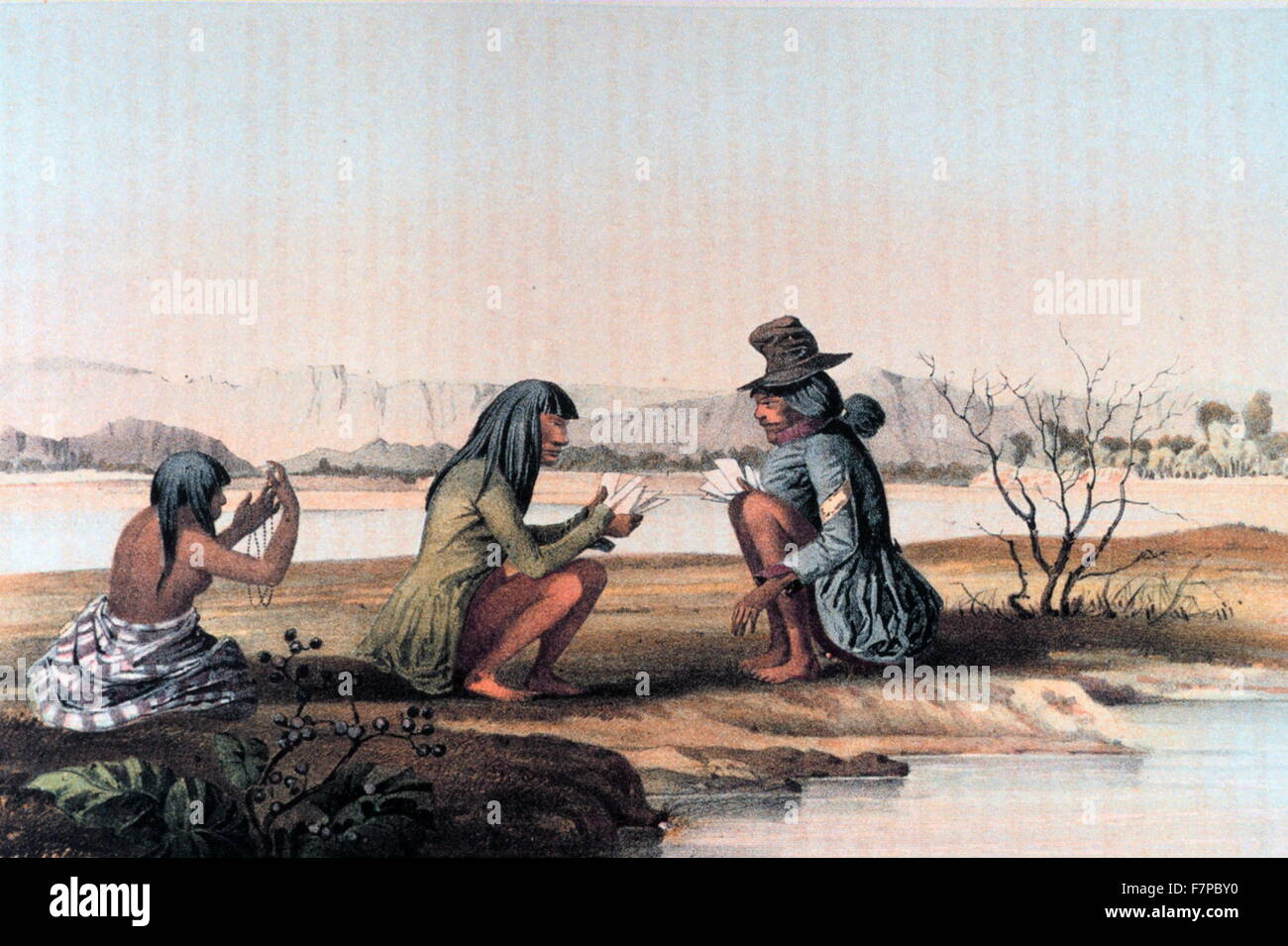 Il Cocopah o Cocopa, sono i Nativi Americani che vivono in Baja California e sonora, in Messico e in Arizona negli Stati Uniti. In: "Gli Stati Uniti e il confine messicano sondaggio. Relazione della William H. Emory ' Washington. 1857 Foto Stock