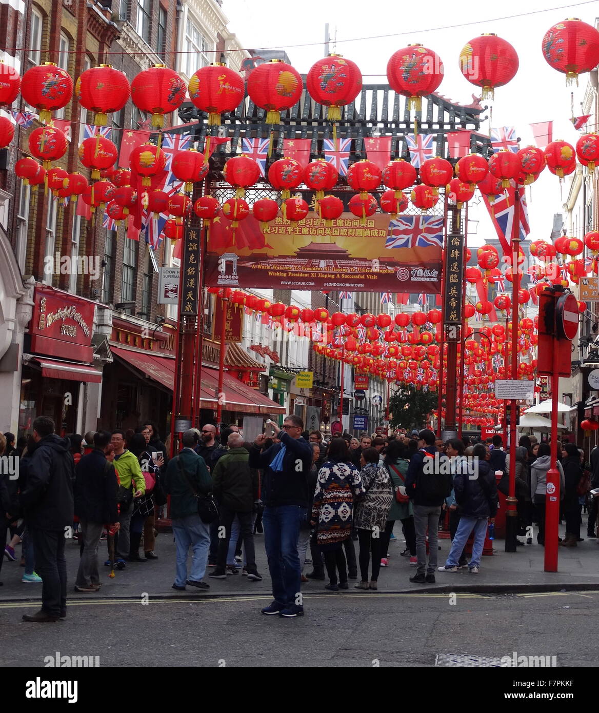 China Town, Londra, Inghilterra 2015 Foto Stock