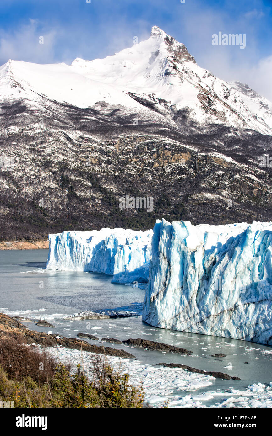 La formazione di ghiaccio nel Perito Moreno National Park, Patagonia, Argentina. Foto Stock
