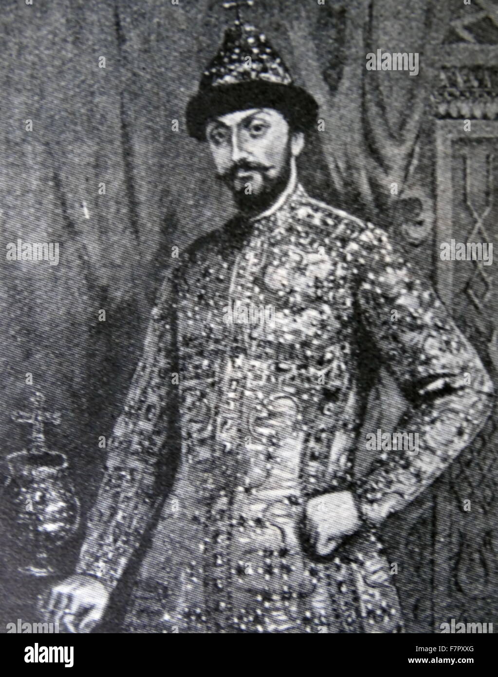 Feodor (Theodore) III Alexeyevich della Russia (????? III ??????????) (9 giugno 1661 - 7 Maggio 1682) era lo Zar di tutte le Russie tra 1676 e 1682. Foto Stock
