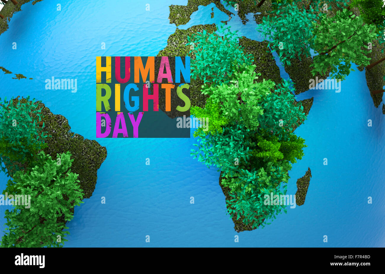 Immagine composita dei diritti umani Foto Stock