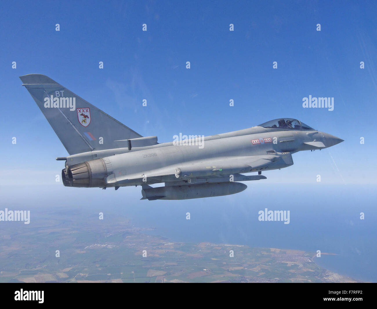 RAF Typhoon fighter Foto Stock