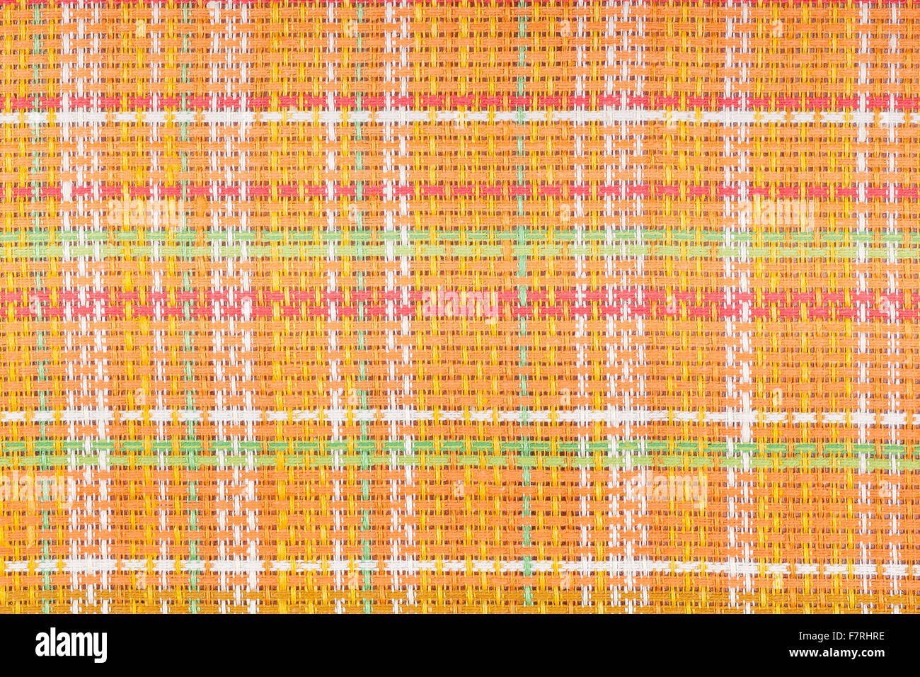 Biancheria di qualità nel modello di controllo, tessitura o di sfondo. Foto Stock