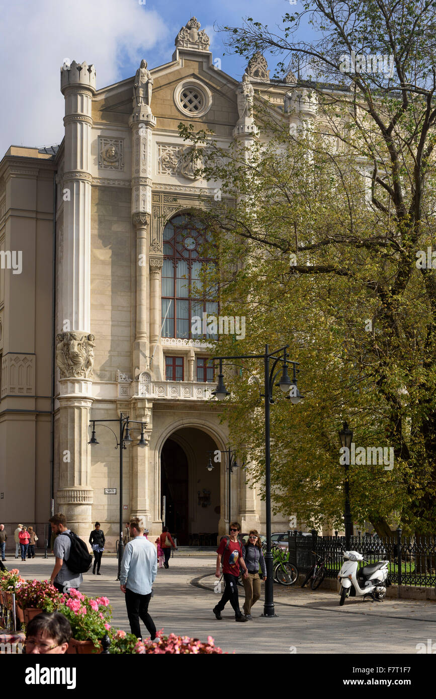 Pest Redoute, Pesti Vigadó al Vigadó tér, Budapest, Ungheria dall'UNESCO patrimonio mondiale Foto Stock