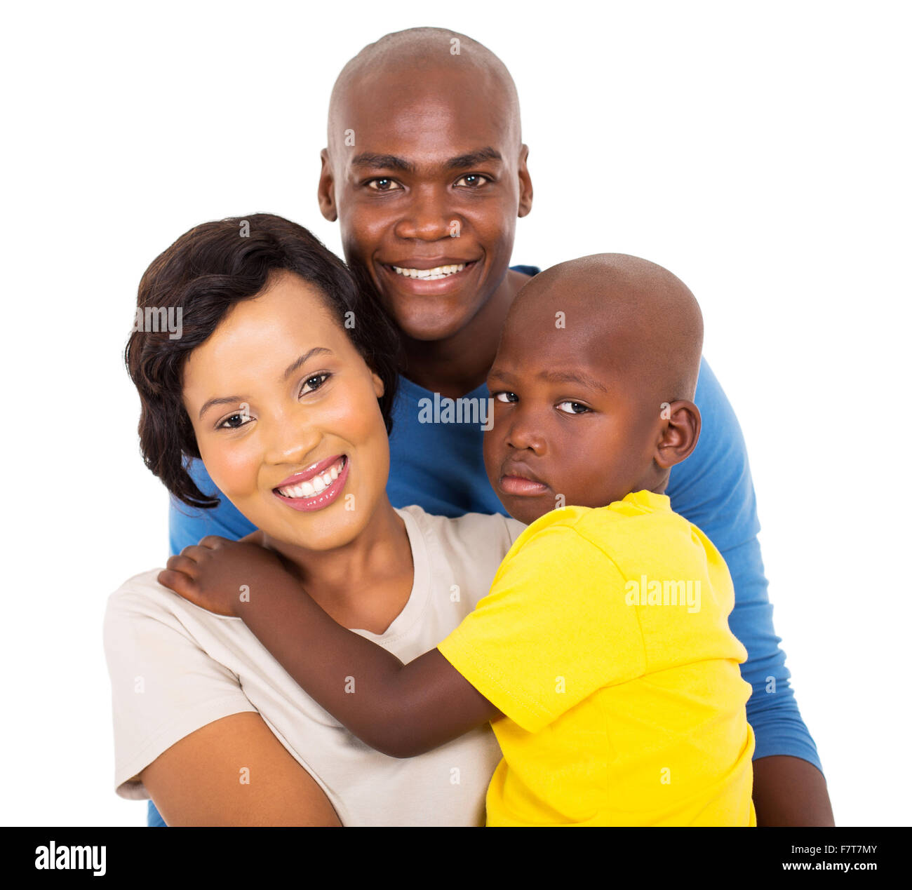 Close up ritratto della bella Afro American family Foto Stock