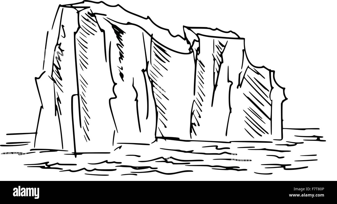 Iceberg Illustrazione Vettoriale
