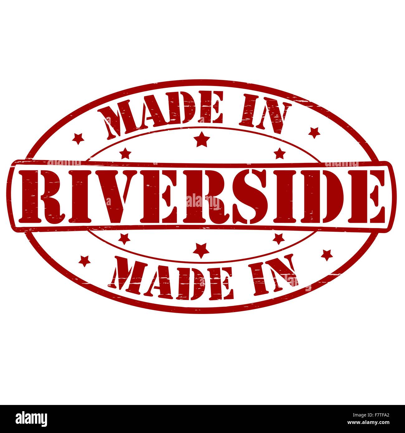 Realizzati in Riverside Illustrazione Vettoriale
