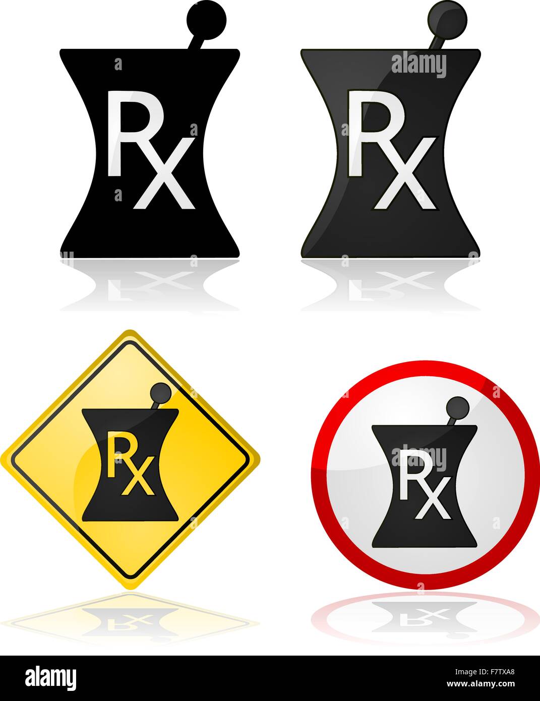 Icona di prescrizione Illustrazione Vettoriale