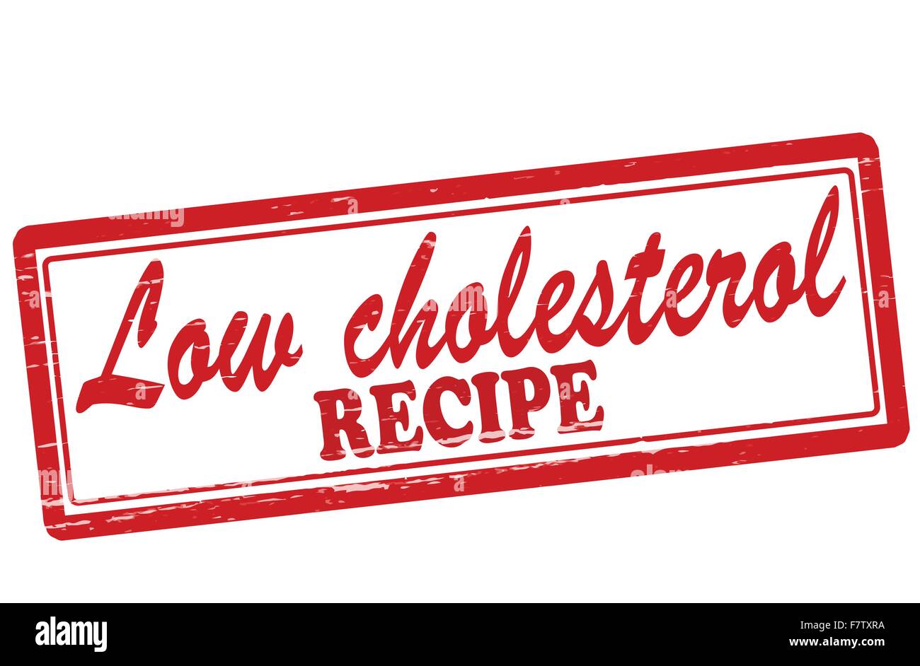 Basso contenuto di colesterolo Illustrazione Vettoriale