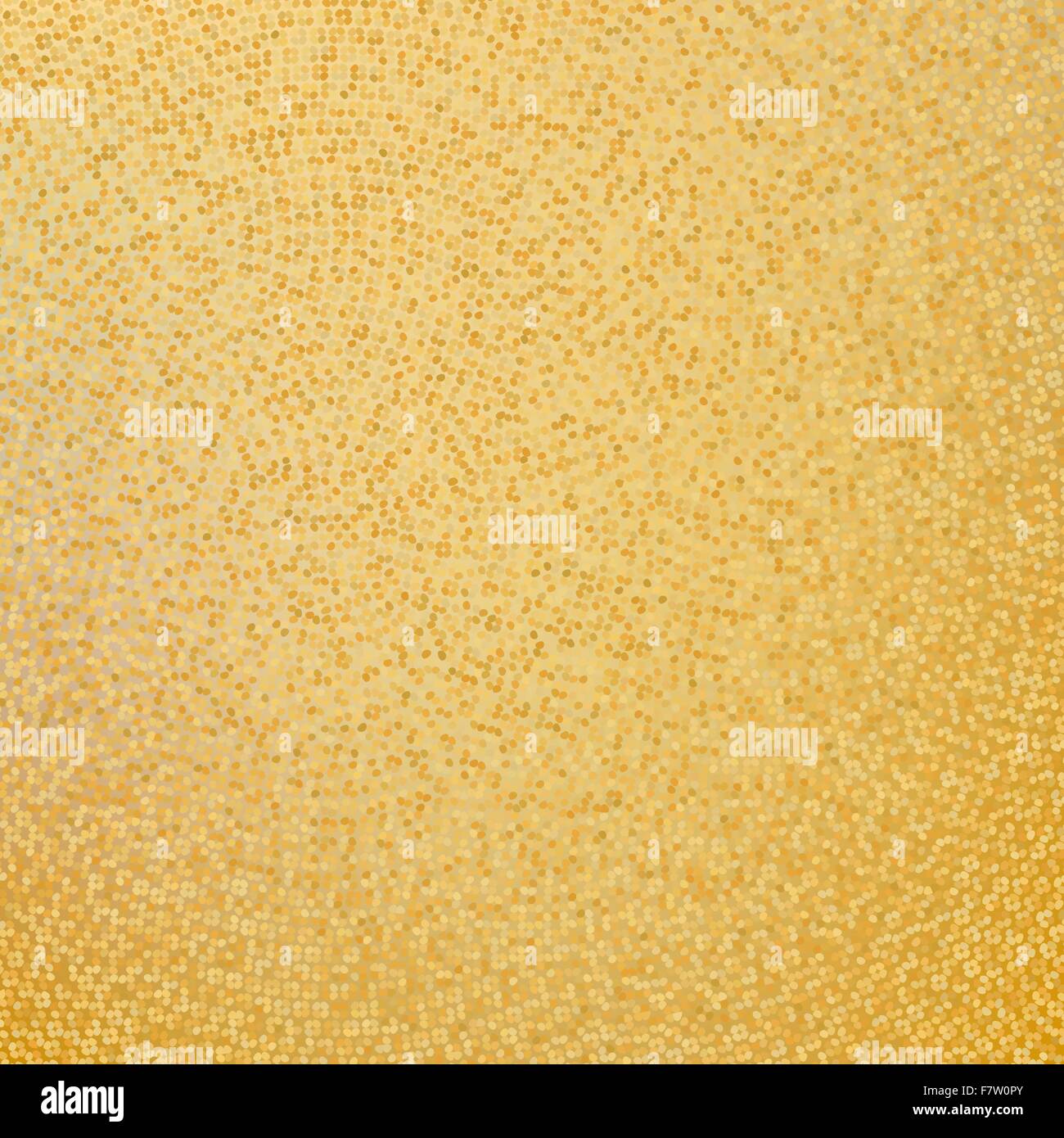 Gunge mosaico in oro, oro dello sfondo. EPS 8 Illustrazione Vettoriale