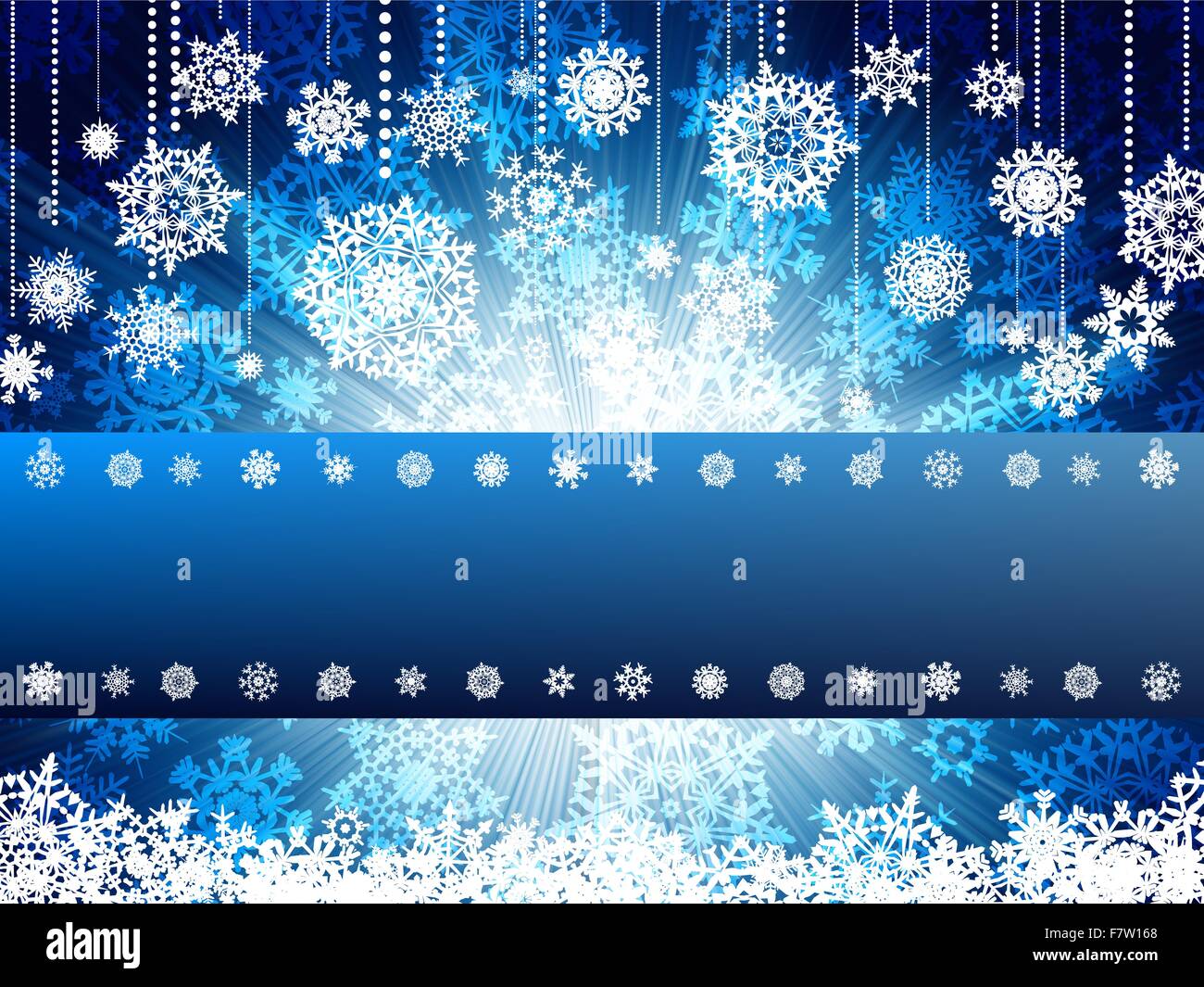 Luminoso nuovo anno e scheda di natale template. EPS 8 Illustrazione Vettoriale