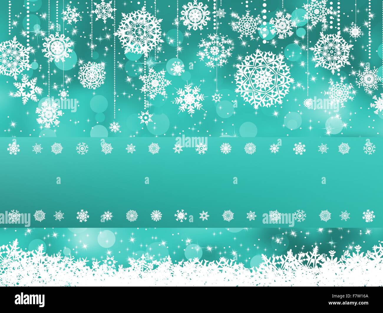 Il beige Natale Natale con il simbolo del fiocco di neve. EPS 8 Illustrazione Vettoriale